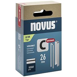 Foto van Novus nietjes type 4 1000 stuk(s) 042-0804 afm. (l x b) 26 mm x 6.1 mm