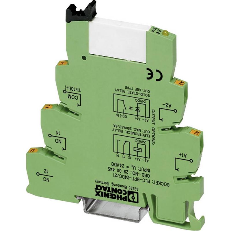 Foto van Phoenix contact plc-rsc- 24uc/21au interfacerelais 24 v/dc, 24 v/ac 50 ma 1x wisselcontact 1 stuk(s)