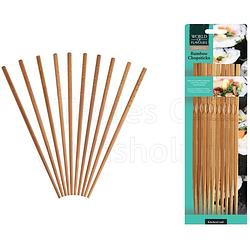 Foto van Eetstokjes - bamboe - set van 10 - kitchencraft oriental