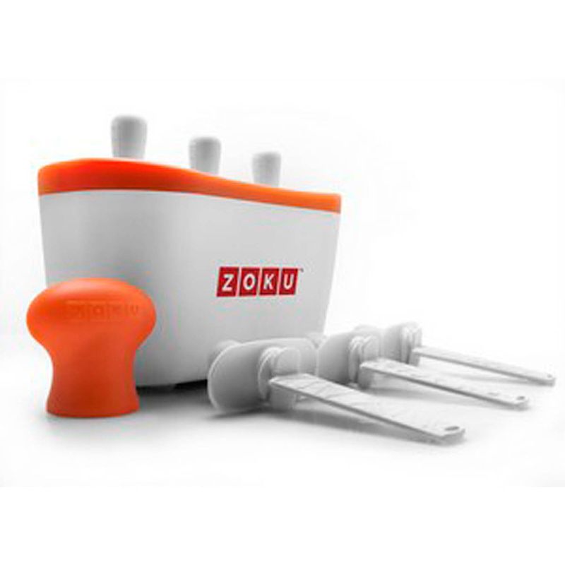 Foto van Zoku quick pop maker trio - wit-oranje