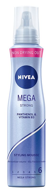 Foto van Nivea mega strong styling mousse