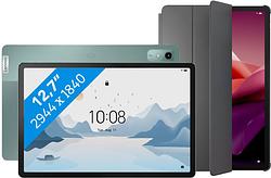 Foto van Lenovo tab p12 matte display 12,7 inch 128gb wifi groen + bo