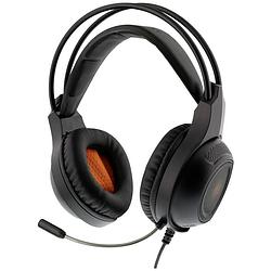Foto van Deltaco gaming dh210 on ear headset kabel gamen stereo zwart