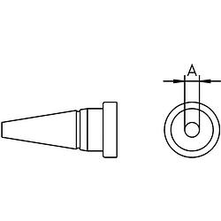 Foto van Weller lt-cs soldeerpunt ronde vorm grootte soldeerpunt 3.2 mm inhoud: 1 stuk(s)