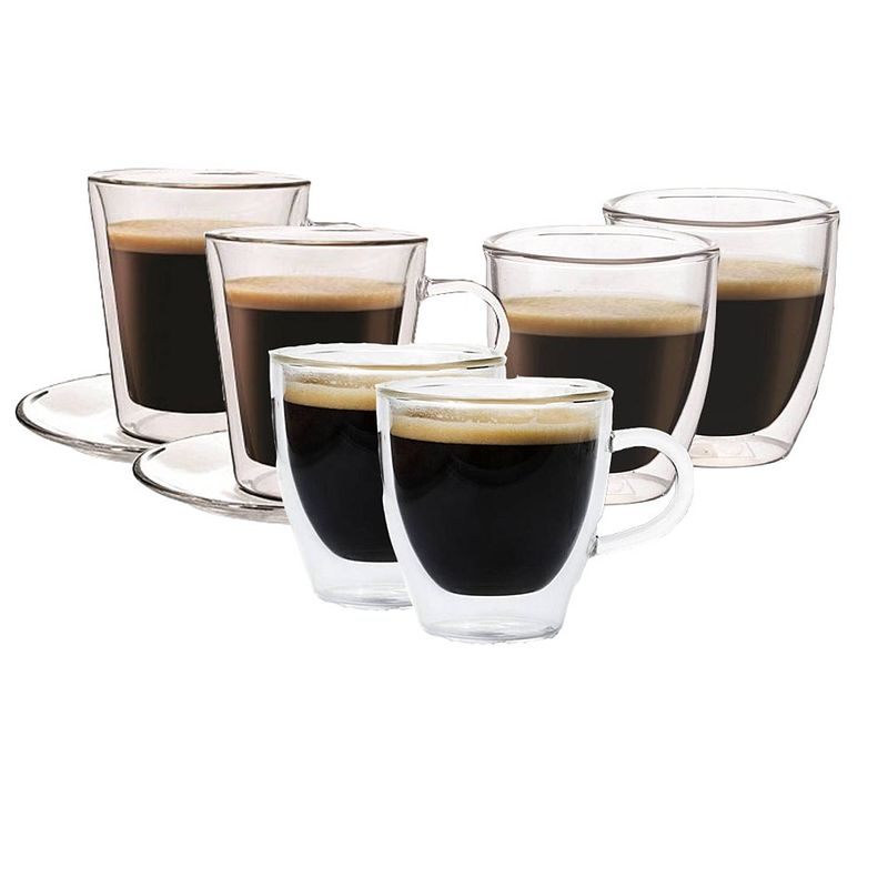 Foto van Fijnproevers koffieglazen, set van 6 glazen - maxxo