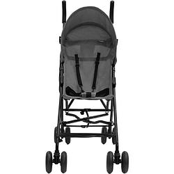 Foto van The living store buggy - peuter - lichtgrijs/zwart - staal/linnen - 43 x 64 x 97 cm