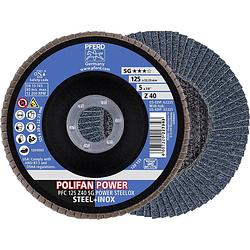 Foto van Pferd 67784125 polifan-lamellenschijf pfc 125 z 40 sg power steelox diameter 125 mm n/a 10 stuk(s)