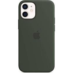 Foto van Apple iphone 12 mini siliconen hoesje met magsafe - cypress green