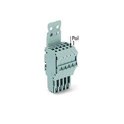 Foto van Wago 2020-105/143-000 connector, female 50 stuk(s)