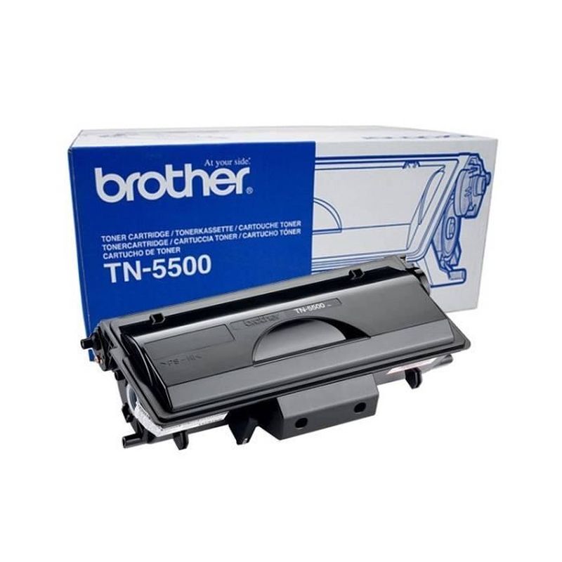 Foto van Brother tn-5500 tonercartridge - zwart - standaardcapaciteit - 12.000 pagina's