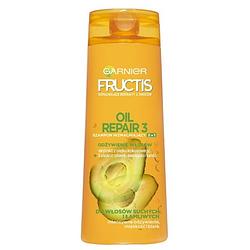 Foto van Fructis oil repair 3 shampoo 2in1 versterkend voor droog en breekbaar haar 400 ml
