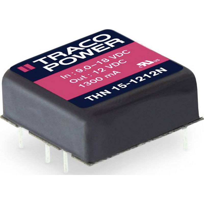 Foto van Tracopower thn 15n dc/dc-converter, print 1500 ma 15 w aantal uitgangen: 2 x