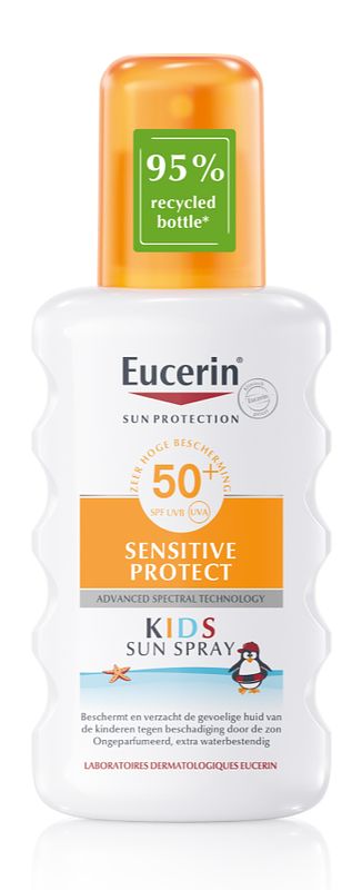 Foto van Eucerin sun sensitive protect kids sun spray spf 50+