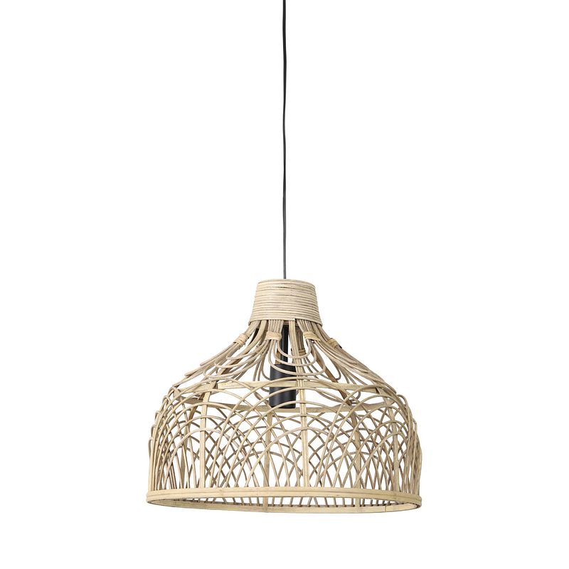 Foto van Light & living - hanglamp pocita - 42x42x35 - bruin