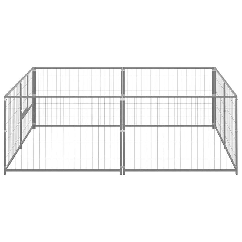 Foto van The living store hondenkennel - grote buitenren 200x200x70 cm - stevig staal