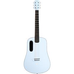 Foto van Lava music blue lava touch 36” ice / ocean blue smartguitar met multi-touch screen inclusief airflow bag