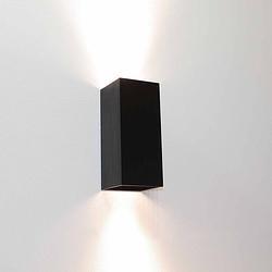 Foto van Artdelight wandlamp dante 2 lichts 15,5 x 6,5 cm zwart