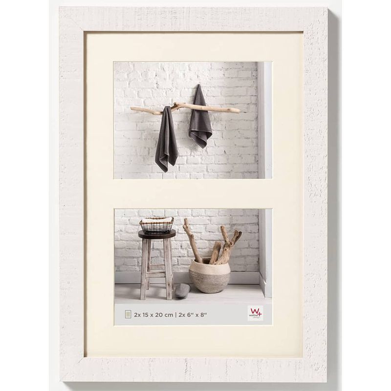 Foto van Walther design fotolijst home 2x 15x20 cm poolwit