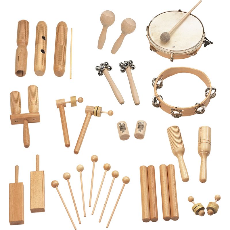 Foto van Rohema rhythm set 2 61568 percussieset voor kinderen