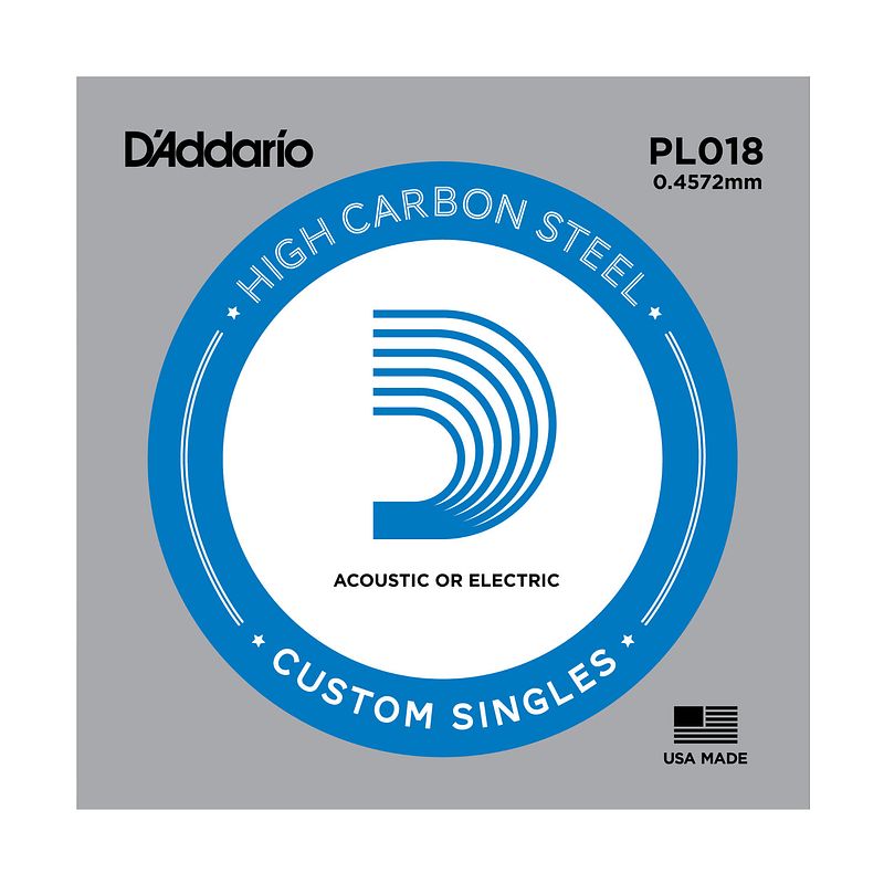 Foto van D'saddario pl018 losse snaar voor elektr. en akoestische gitaar