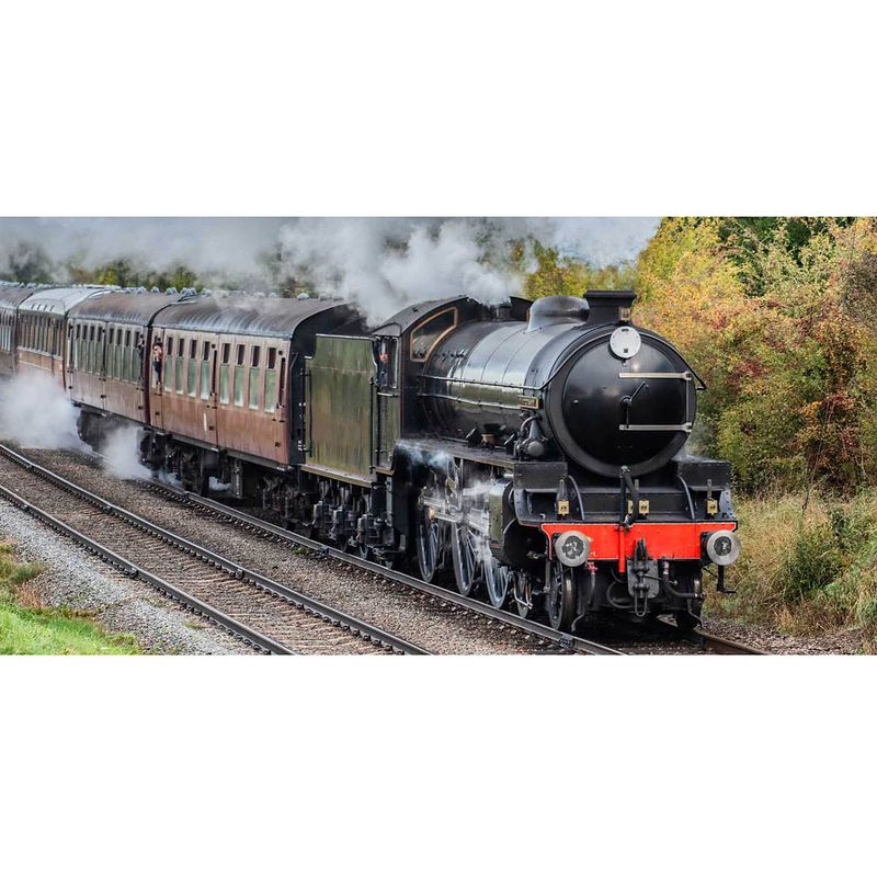 Foto van Locomotief strandlaken - 70 x 140 cm - katoen