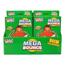 Foto van Wicked bal mega bounce mini junior 94 cm rood 2-delig