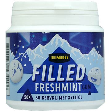 Foto van Jumbo filled freshmint kauwgom 100g