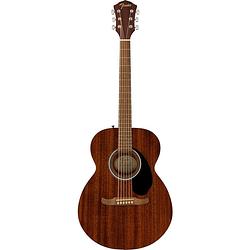 Foto van Fender fa-135 concert all-mahogany natural wn akoestische westerngitaar