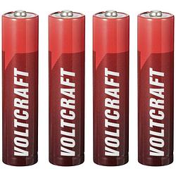 Foto van Voltcraft lr03 aaa batterij (potlood) alkaline 1350 mah 1.5 v 4 stuk(s)