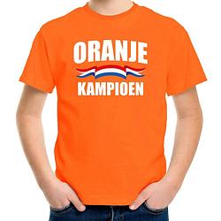 Foto van Oranje fan shirt / kleding holland oranje kampioen ek/ wk voor kinderen l (146-152) - feestshirts