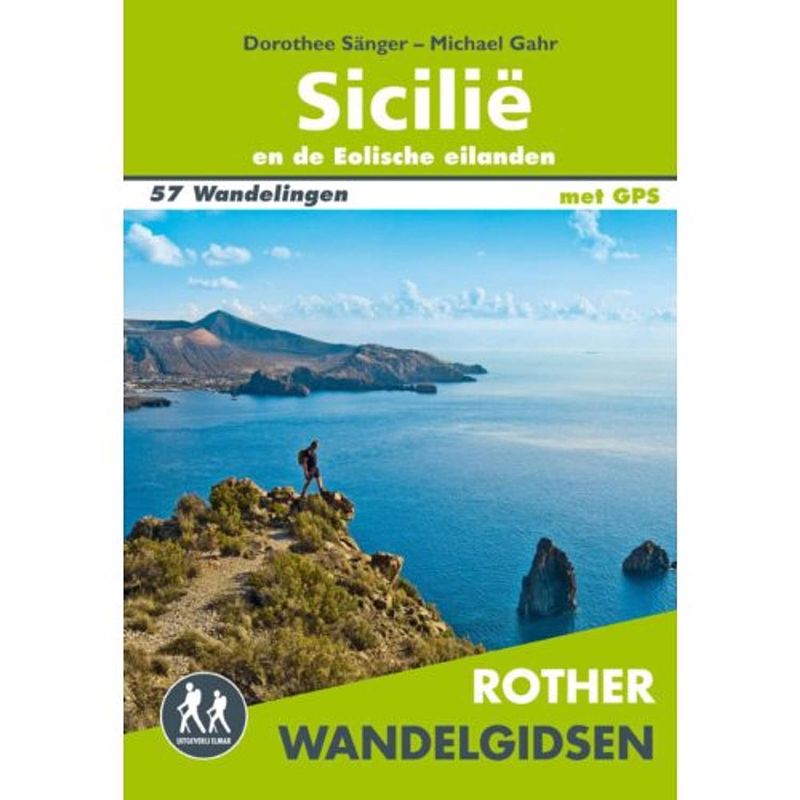 Foto van Rother wandelgids sicilië - rother wandelgidsen