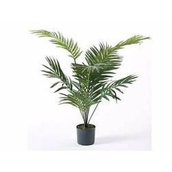 Foto van Kantoor kunstplant palmboom 90 cm groen in pot - kunstplanten