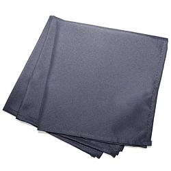 Foto van Wicotex servetten essentiel 40x40cm donker grijs 3 stuks polyester