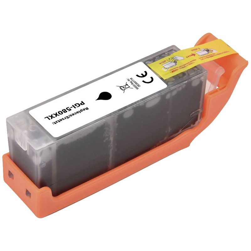 Foto van Renkforce inktcartridge vervangt canon pgi-580 pgbk xxl (1970c001) compatibel zwart rf-i-c-pgi580xxlbk rf-5655912