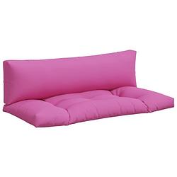 Foto van The living store palletkussen - oxford stof - 110x58x10 cm - roze