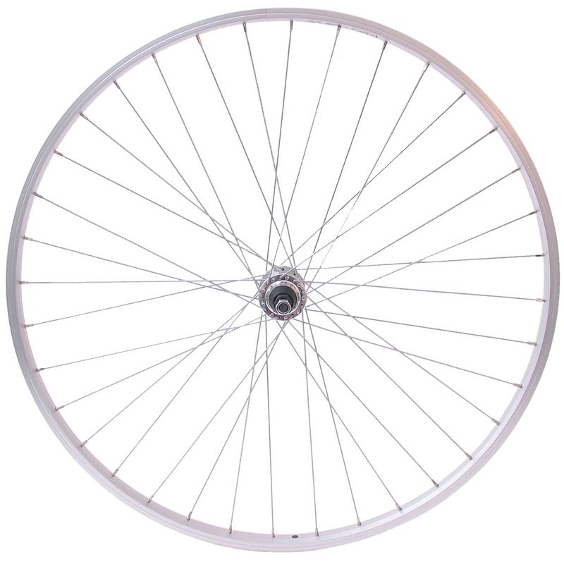 Foto van Achterwiel rodi 28"" / 622*21 parallex - freewheel naaf - zilver