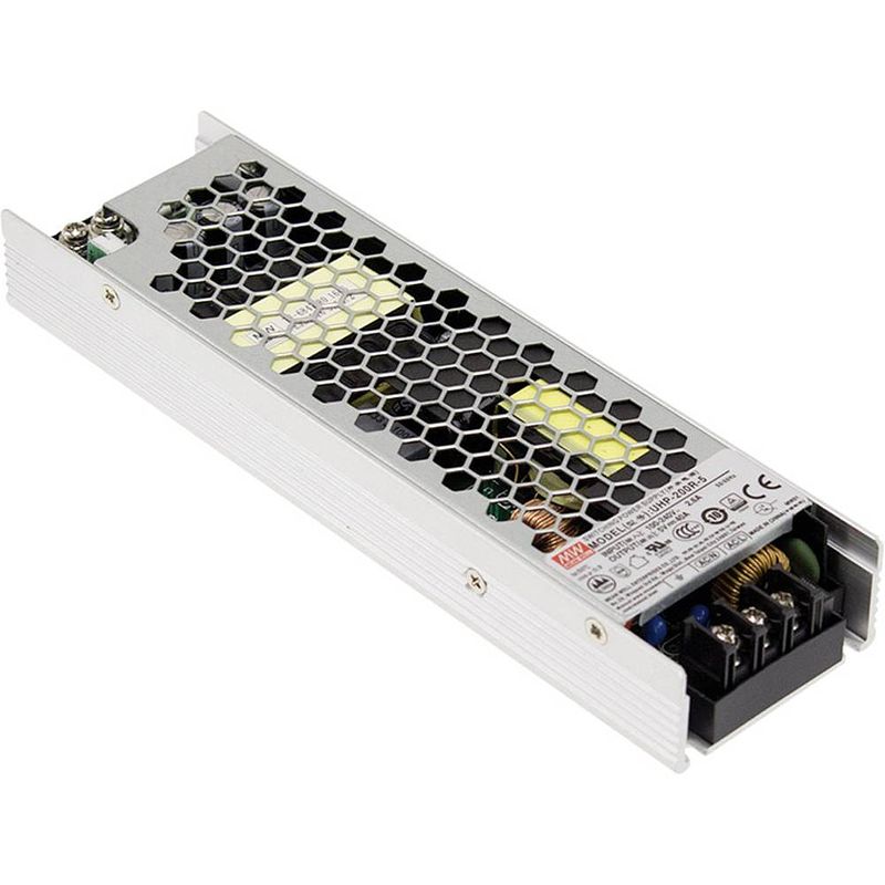 Foto van Mean well uhp-200r-24 ac/dc-inbouwnetvoeding 8.4 a 201.6 w 25.2 v/dc uitgangsspanning regelbaar 1 stuk(s)