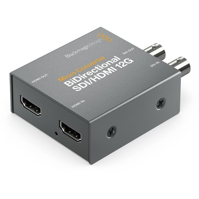 Foto van Blackmagic design micro converter bidirect sdi/hdmi 12g met psu