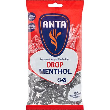 Foto van Anta flu verzorgende keelpastilles drop menthol 275g bij jumbo