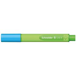 Foto van Schneider fineliner link-it 0,4 mm rubber groen/blauw