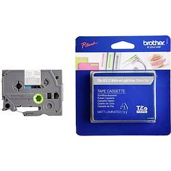 Foto van Brother tze-mql35 labeltape mat tapekleur: lichtgrijs (mat) tekstkleur: wit 12 mm 5 m