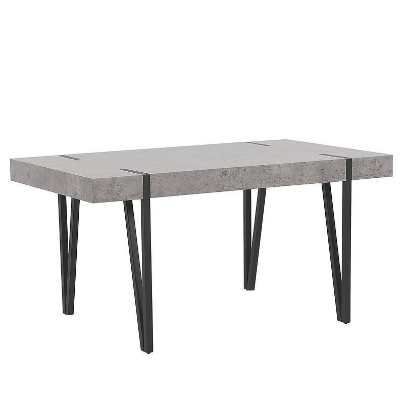 Foto van Beliani adena - eettafel-grijs-mdf