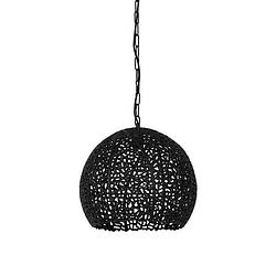 Foto van Light & living - hanglamp sinula - 39x39x38 - zwart