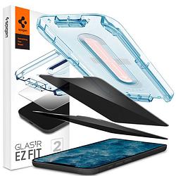 Foto van Glastr privacy ez fit screenprotector + applicator voor de iphone 12, iphone 12 pro