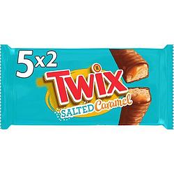 Foto van Twix melk chocolade gezouten karamel koekjes uitdeelverpakking bij jumbo