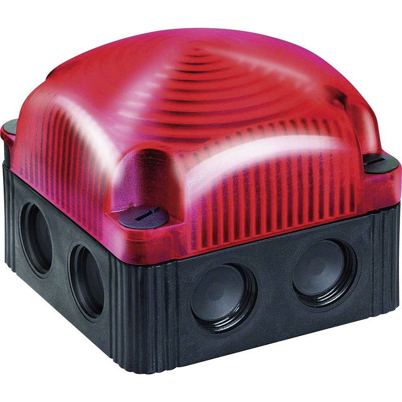 Foto van Werma signaltechnik signaallamp led werma 853.110.60 rood flitslicht 230 v/ac