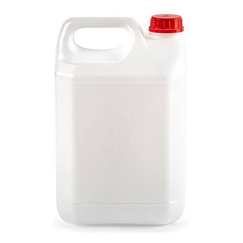 Foto van Plasticforte jerrycan voor water/vloeistoffen - 5 liter - kunststof - met draaidop - 13 x 18 x 29 cm - jerrycan voor wat