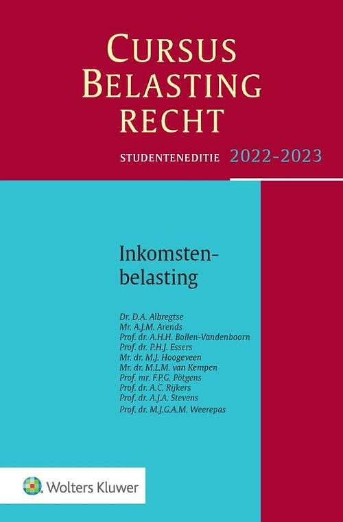 Foto van Studenteneditie cursus belastingrecht inkomstenbelasting 2022-2023 - d.a. albregtse - paperback (9789013168068)