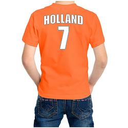 Foto van Holland shirt met rugnummer 7 - nederland fan t-shirt / outfit voor kinderen m (134-140) - feestshirts