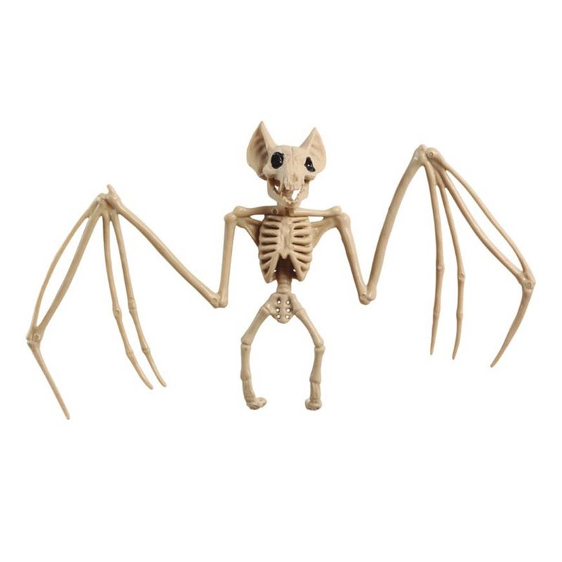 Foto van Halloween horror decoratie skelet vleermuis 30 x 16 cm - feestdecoratievoorwerp